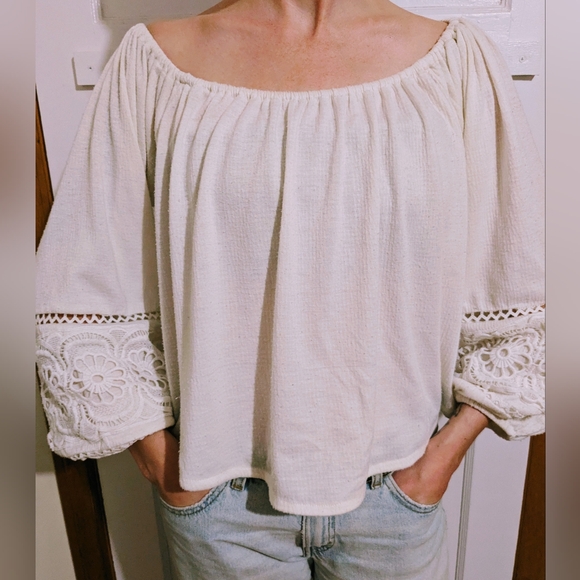 Boho off-the-shoulder top - Picture 4 of 6